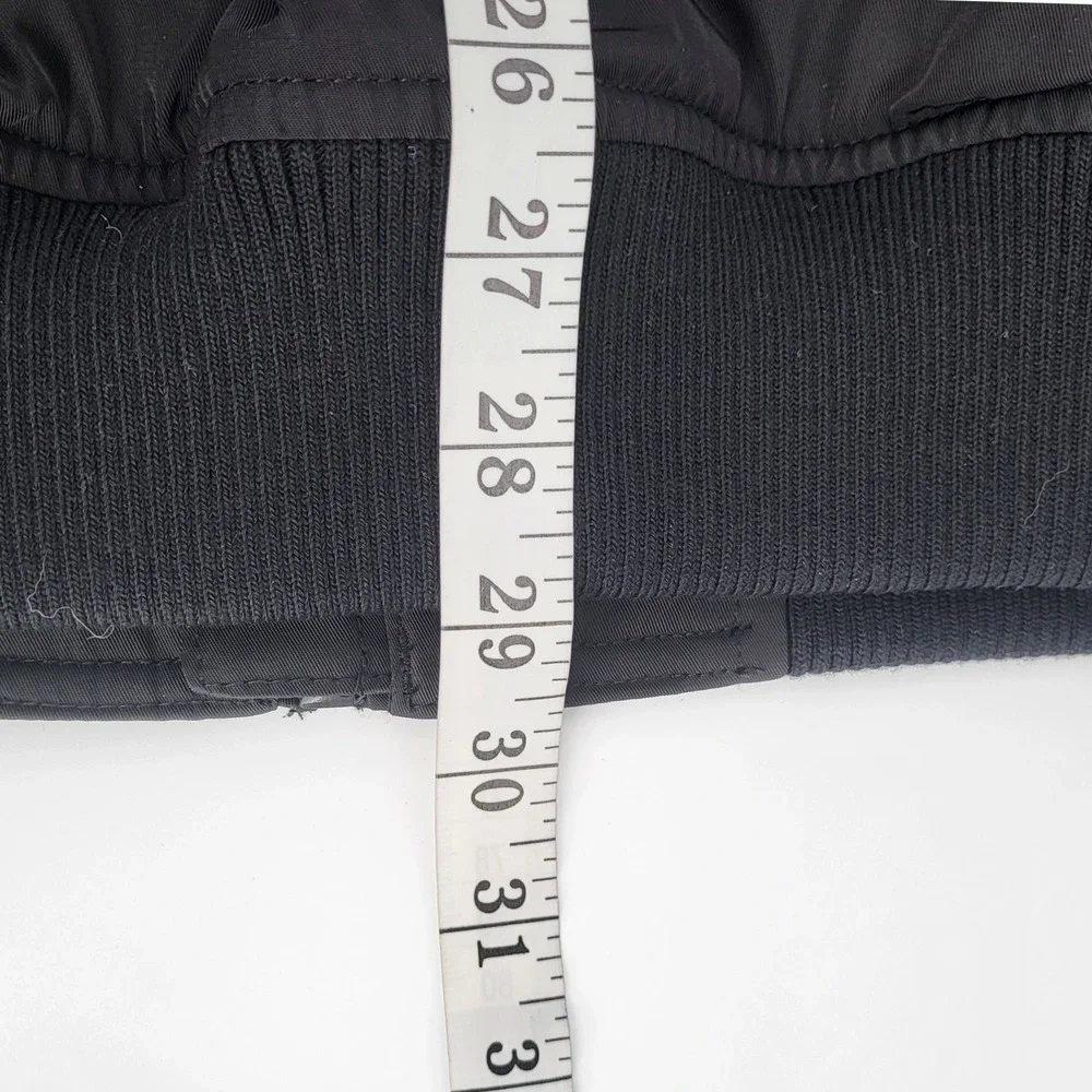 Dockers Men's Military Bomber Jacket Black Zip Utility Pockets‎ Size Small NWT